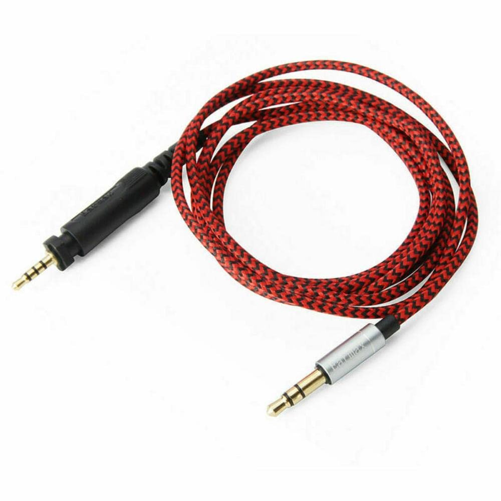 120cm Red Audio Cable Cord for Shure SRH840 SRH940 SRH440 SRH750DJ Headphone