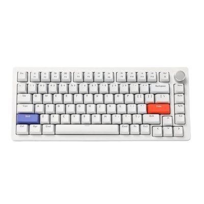 APOJHGF A75 TKL Mechanical Keyboard with Rapid Trigger Hyper Fast Magnetic Switch and RGB Lights Compact 82 Most Systems(ABS-White)