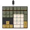 APOJHGF 33 Key Wired Mechanical Numeric Keypad with Multi-Color Backlighting Compatible Compatible with Finance Business and Laptops(Glimmer) view 1