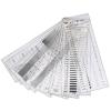 JOEBO Microscope Kit 10 PCS Transparent Film Gauge Point Calibration Ruler for Measure Inner/Outer Diameter R Angle Calculation Microscope Lens Adapters(Thick Protective) view 4