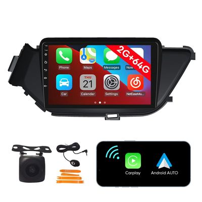 [2G 64G] Android Car Stereo FM Radio Carplay Android Auto 9" Touchscreen Headunit Media Player with Backup Camera for Nissan Lannia 2015 2016 2017 2018 2019