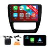 [2G 64G] Android Car Stereo FM Radio Carplay Android Auto 10" Touchscreen Headunit Media Player with Backup Camera for VW Sagitar 2011 2012 2013 2014 2015 2016 2017 2018 2019 at/MT view 1