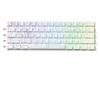 APOJHGF IMD-Tech 61/84/118 Topographic Keycap Set OEM Profile Shine-Through Design Keyboard Accessories(White 61 Keys) view 1