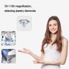 Digital Diamond Girdle Viewer, Electron Diamond Microscope, 30-110X Magnification, with LED Fill Light, LCD Screen, for Diamond Inscription Viewer view 3