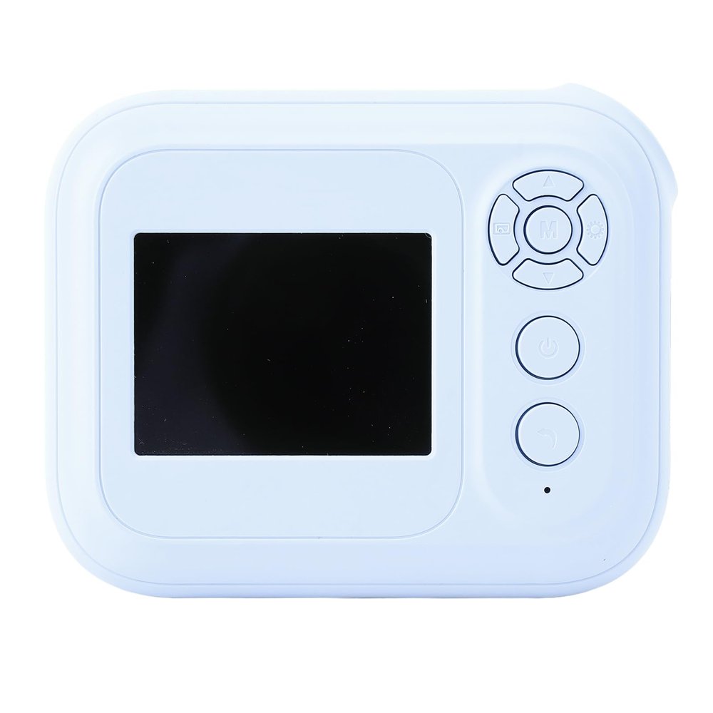 Instant Print Camera, 48MP 1080P HD Lens 6X Zoom Print Black and White Photos, MP3 and Game, Instant Print Digital Camera for Adults and Kids, Christmas Birthday Gifts (Blue)