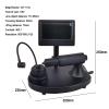 Digital Diamond Girdle Viewer, Electron Diamond Microscope, 30-110X Magnification, with LED Fill Light, LCD Screen, for Diamond Inscription Viewer view 2