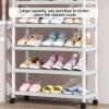 JHDXL Rotating Shoe Rack Storage Tower, Shoe Rack for Entryway, 360 Rotating Shoe Rack, Storage Shelf for Entryway Living Room, Household Essentials(52 * 21 * 98cm/20.5 * 8.3 * 38.5in) view 3