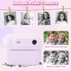 Xiuganpo Instant Print Camera for Kids, 48MP 1080P HD 6X Photo Zoom Digital Child Printable Camera Supports 128GB for Birthday Xmas Gifts Portable Toy for Girls Boys (#4) view 3
