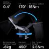 FALCAM Video Light Bracket for Bowens Mount, Automatic Studio Light Holder with Remote Control Compatible with Aputure Godox Nanlite GVM, Intelligent Move LightGo Led Photography Light Brackets view 2
