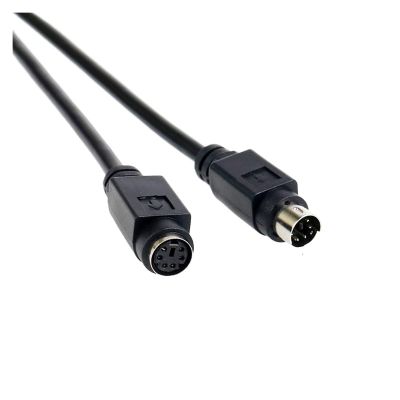 lowmountainswere Pure Copper PS/2 Keyboard Male to Female Extension Cable Lead 6 Pin Motherboard for Keyboard 1M1.5M3M5M(300CM,Male to Female)
