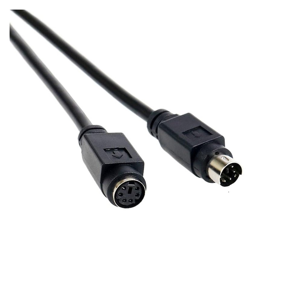lowmountainswere Pure Copper PS/2 Keyboard Male to Female Extension Cable Lead 6 Pin Motherboard for Keyboard 1M1.5M3M5M(300CM,Male to Female)