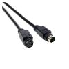 lowmountainswere Pure Copper PS/2 Keyboard Male to Female Extension Cable Lead 6 Pin Motherboard for Keyboard 1M1.5M3M5M(300CM,Male to Female) view 1