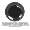 8pcs Speaker Port Tube Sponge, 50mm Dia, 55mm Height Speaker Cabinet Port Tube for Speaker Box Bass Air Port Speaker Cabinet Port Sponge, DIY Loudspeaker and Subwoofer Parts view 4