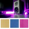 USSONGLIANGBO Speaker Grill Cloth Speaker Mesh Cloth Breathable Acoustic Sound Box Dustproof Protective Stereo Gille Fabric Audio Decoration Home Radio Equipment(Silver) view 3