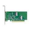 DACNEL PCIe 4.0 x16 to Dual SFF-8654 8i Adapter Card, 2-Port SlimSAS, NVMe SSD Compatible