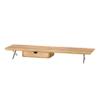 Anji Mountain Monitor Stand - Desktop Organizer & Laptop Riser, Ergonomic Monitor Riser, Space-Saving Monitor Stand for Desk, Durable Construction, Easy Assembly, Ideal for Home & Office,Natural view 2