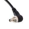 evhooe 3.5mm to Male PC Flash Sync Cable, Coiled Cord with Screw Lock for Digital Cameras, Suitable for Most Cameras view 3