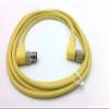 RADWELL RAD08222 Patch Cord, M12, Female (90 DEG) to Male (90 DEG), 3-PIN, 3-Wire, 2M, view 1