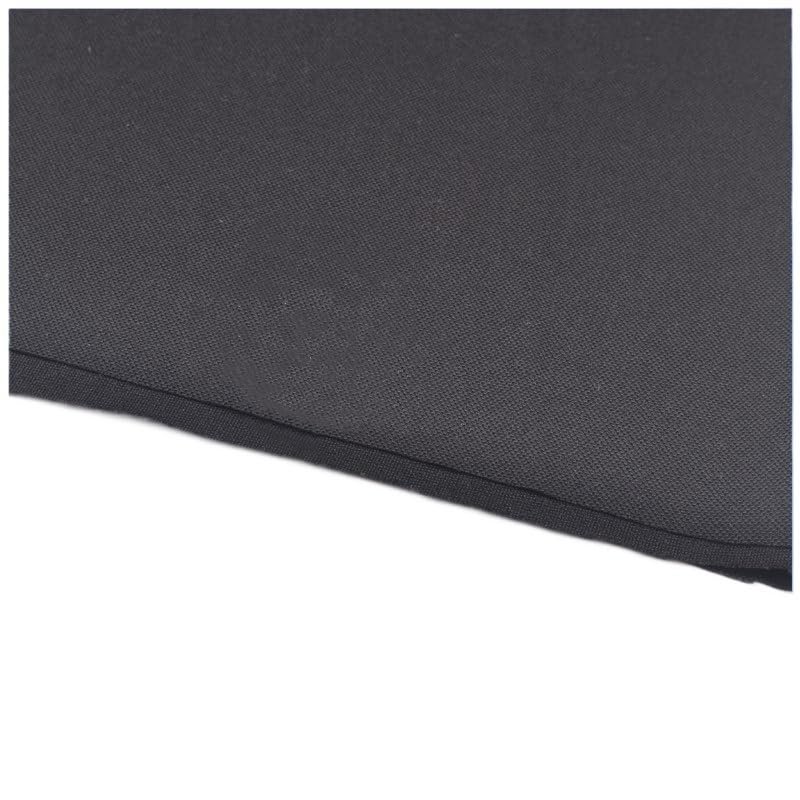USSONGLIANGBO Speaker Grill Cloth Thickened Speaker Grill Cloth Stereo Dustcloth Filter Fabric Mesh Speaker Grille Mesh Cloth 1.75x0.5m #Black