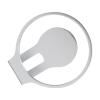 Aluminum Alloy Speakers Wall Installation Holder for HomePod, Stable Installation for Kitchen, Living Room (Silver) view 1
