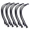 BOXUWFO HONGP 4 pin PWM Fan Cable 1 to 3 Ways Splitter Black Sleeved Extension Cable(5pcs) view 2