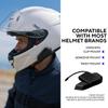 EXOCOM LINK-1C Motorcycle Helmet Communication System Intercom - Slim 40mm HD Speakers with Bluetooth Intercom + Noise Cancellation, Compatible with All Helmets, Black, Single Pack Headset Kit view 2