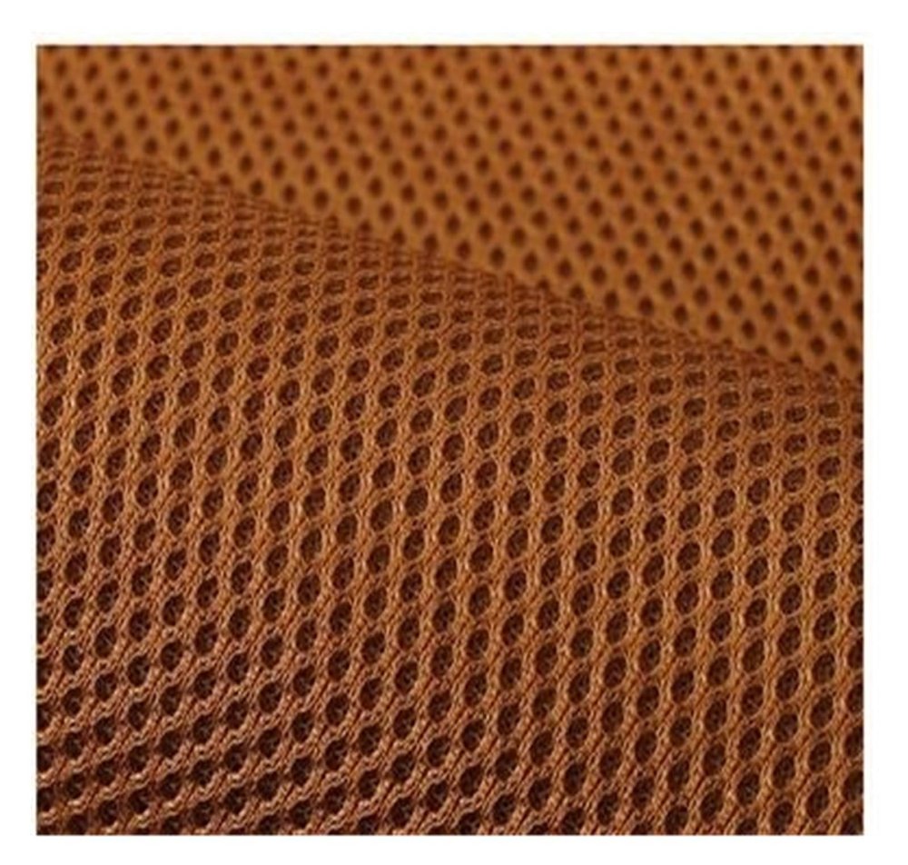 USSONGLIANGBO Speaker Grill Cloth Speaker Mesh Fabrics for Stereo Sound Box Thick Breathable 155cm Wide 185g/M2 2mm Thickness(Brown,50CMX150CM_180 GSM)
