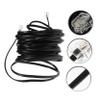 Gadpiparty Home Office Telephone Extension Cord Long Black Phone Cable Telephone Wire Replacement Cord for Landlines view 4