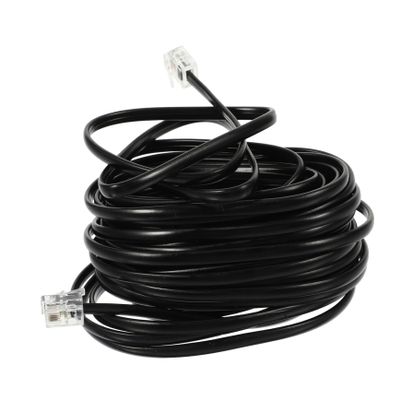 Housoutil Practical Pc Phone Jumper Telephone Wire for Landlines No Noise Signal Transmission