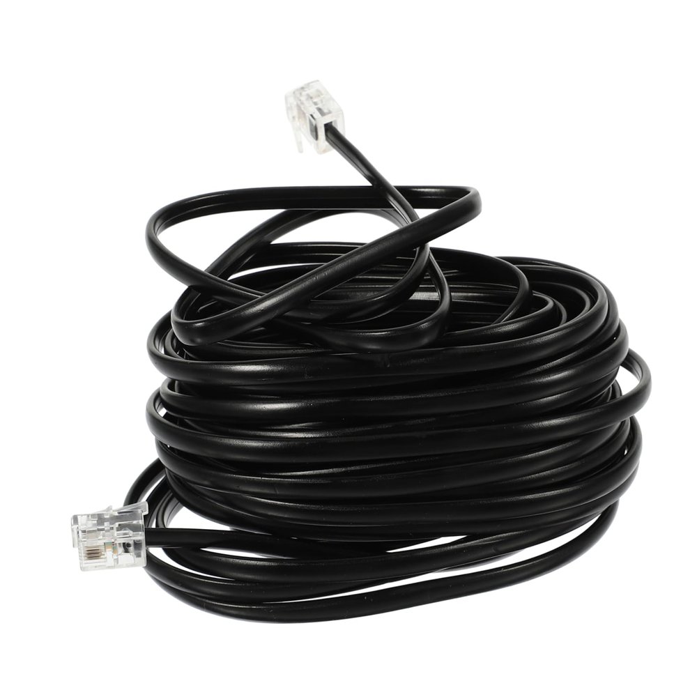 Housoutil Practical Pc Phone Jumper Telephone Wire for Landlines No Noise Signal Transmission