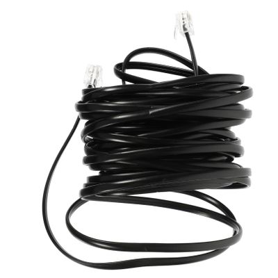 CIYODO Long Telephone Wire Phone Cord for Landline Black Phone Jumper Extension Cable Telephone Cables