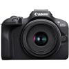 Canon EOS R100 Mirrorless Camera with 18-45mm Lens Bundle with Canon 200ES EOS Shoulder Bag + 64GB Extreme PRO Memory Card view 2