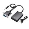 ACGTUY to HDMI Converter Adapter Male to Female Cable with Audio 1080P Adapter Compatible with The PC to HDTV Projector(VGA to HDMI) view 1