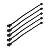 BOXUWFO HONGP 12in 5PCS 4 Pin Connector Case Fan Extension Power Connector Case Fan Extension Power Cable view 1