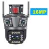 TWSYOXPR 16MP 8K WiFi Camera Outdoor 12X Zoom 360 Surveillance Three Screen CCTV Security Protection 6K 12MP Video Street Camera(US Plug,8K Camera) view 2