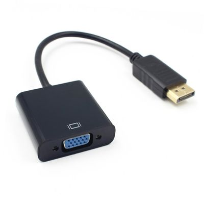 jojofuny Video Converter to Vga Adapter Male to Female Sturdy Construction No External Power