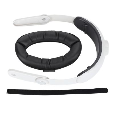 VR Headband Replacement for Meta 3, Adjustable and Comfortable Head Strap, Reduce Facial Pressure, ABSPU Leather Material, Enhanced VR Experience
