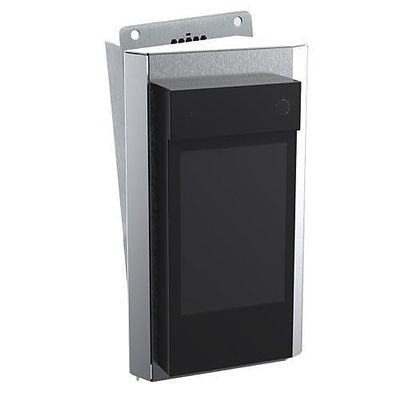 816HOU-PRO-002-304 8" x 16" Portrait Wedge Steel Housing for 2N IP Style (Surface), Black