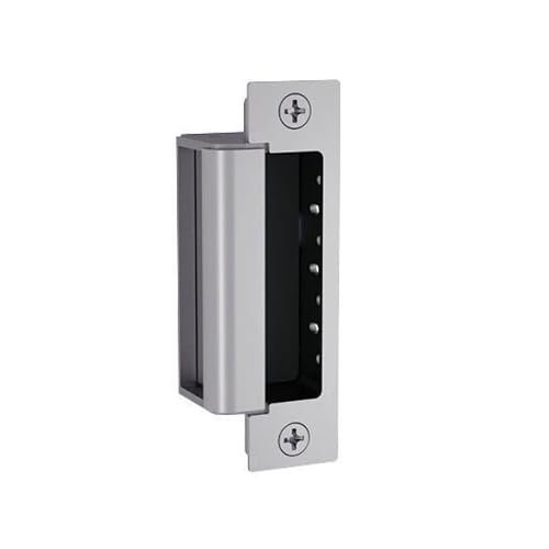 1600-CLB-630-LMS 1600 Series Complete Electric Strike for Latchbolt Locks with 1LB Faceplate Kit, Lock Monitor and Strike Monitor, Satin Stainless Steel