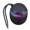 Aiwa BST-100 Portable Bluetooth Speaker, 5 W, Waterproof IP66, Hands-Free, RGB Synchronised Light, Up to 8 Hours Playtime, USB-C, Compatible with Android/iOS/Windows Black view 1