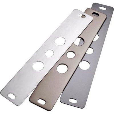 9000-108-630 1/8" Aluminum Spacer Bracket for Surface Mounted Electric Strikes Satin Stainless Steel