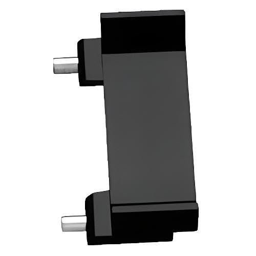 5204-1-1/4IN-BLK Electric Strike Lip Extension, 1 1/4", Black