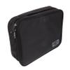 Angoily Electronics Organizer Travel Case Usb Cable Storage Bag Mesh Pocket High Elastic for Headset Charger Portable Accessory Pouch for Essentials view 1