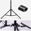 CAOJLjiaxiang-2012 Projector Mount Projector Bracket Travel Tripod Speaker Stand Extendable 110cm 160cm Accessories Mount Ball Head for Laptop DSLR Camera Outdoor Projector Bracket view 3