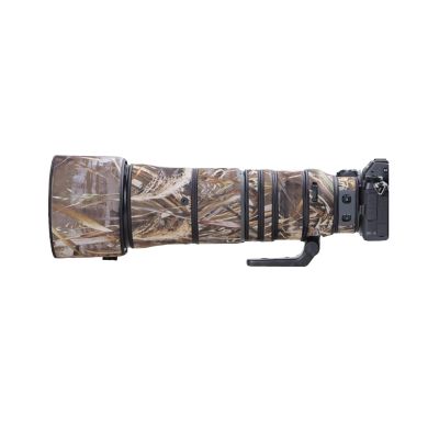 Lens Cover for Nikon Z 180-600mm F/5.6-6.3 VR Camouflage Camera Lens Protection Sleeve (Color #Withered Grass Camouflage - Waterproof) Rain Cover