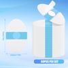 60pcs Ear Covers for Shower Swimming, Soft Waterproof Gel Baby Ear Cover Stickers with Cotton Ball Pad Patches Easy to Take Off Shower Cap Safety Protection for Kids Swimming Surfing Snorkeling Bath view 2