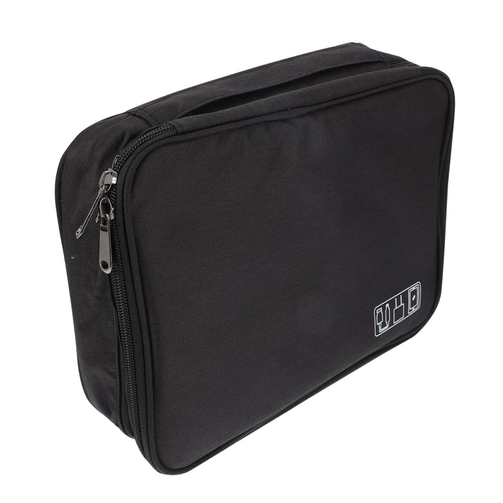DOITOOL Multifunctional Electronics Organizer Compact Storage Case for Usb Cables Chargers and Accessories Zipper Design High Elastic for Easily Backpacks