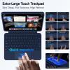 accrosoo Rotatable & Detachable Magnetic Keyboard Case for iPad Air 11-inch (M3 2025 /M2) & 11-inch Pro (4th,3rd,2nd,1st Gen) & 10.9" Air 5/4 th, with Trackpad,Backlits, Full Protect, Blue view 4