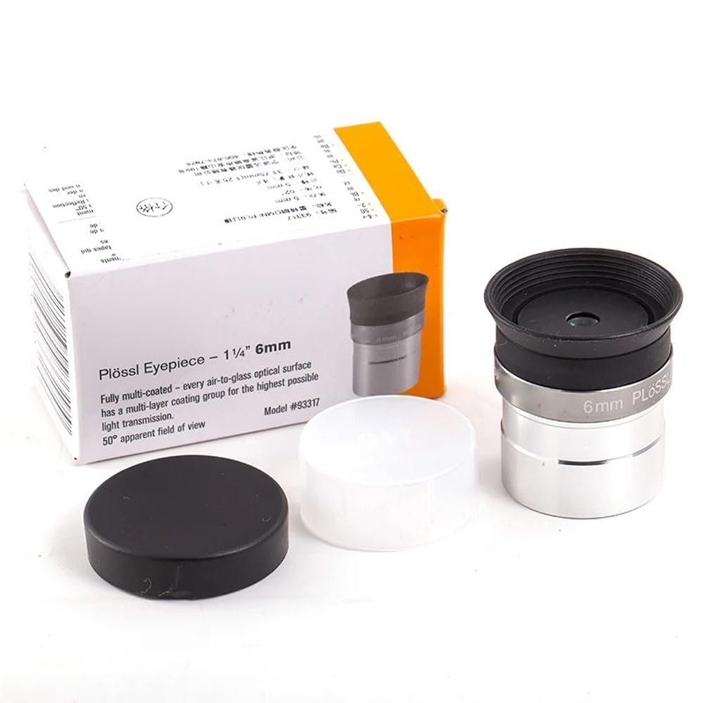 1.25" Eyepiece 4 Mm 6 Mm 9 Mm 12 Mm 15 Mm 32 Mm 40 Mm 2X Extender Astronomical Telesco(6mm)