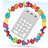 Holibanna Mechanical Numeric Keypad USB Ports Hub Silver Zinc Alloy Design USB Keyboard Numpad for Laptop Desktop Compact Lightweight External Keypad view 3